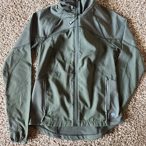Mountain Hardwear Olive Green Full-Zip Jacket